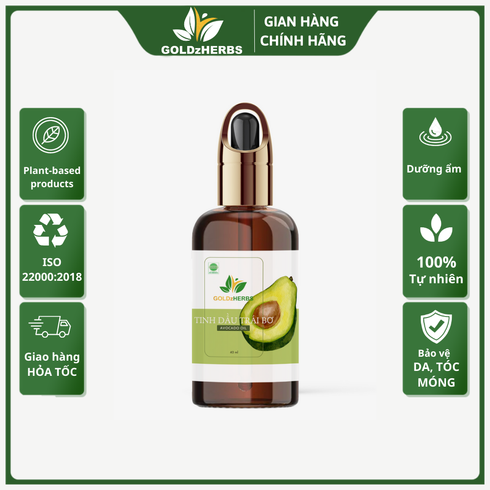Tinh dầu trái bơ GoldzHerbs