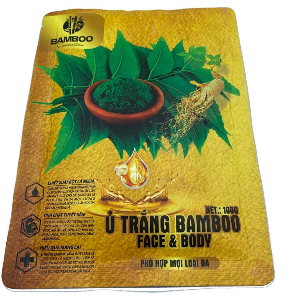Ủ trắng face và body Bamboo