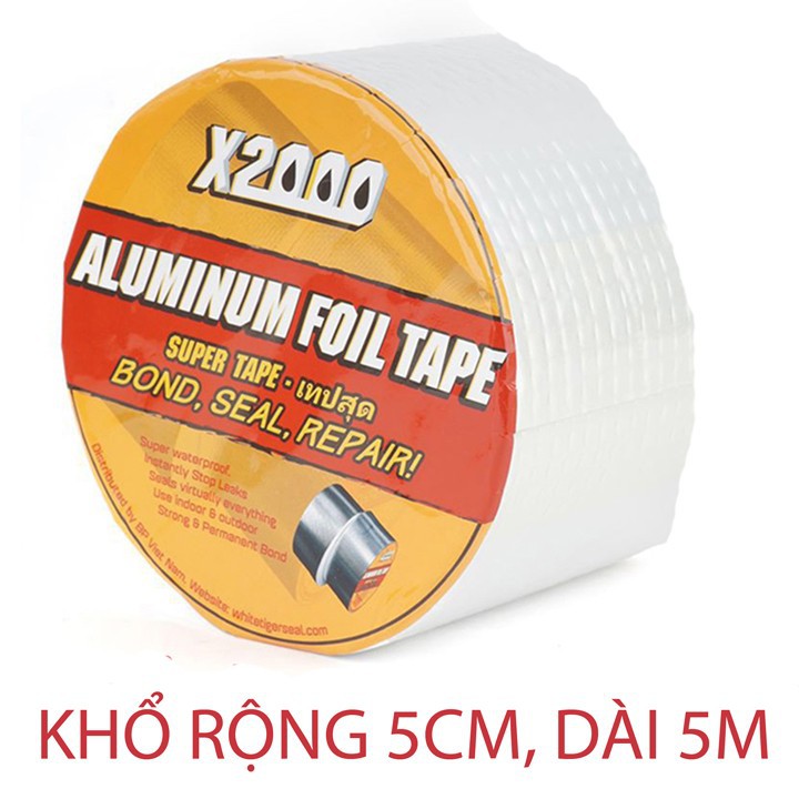Băng keo x2000 - băng keo chống thấm - Băng Keo X2000 Siêu gắn kết Đa Năng, Băng keo chống thấm Nhật Bản x2000, Keo dán chống thấm nước x2000, Băng Keo  chống thấm - chống dột - siêu dính  5cm x 5m