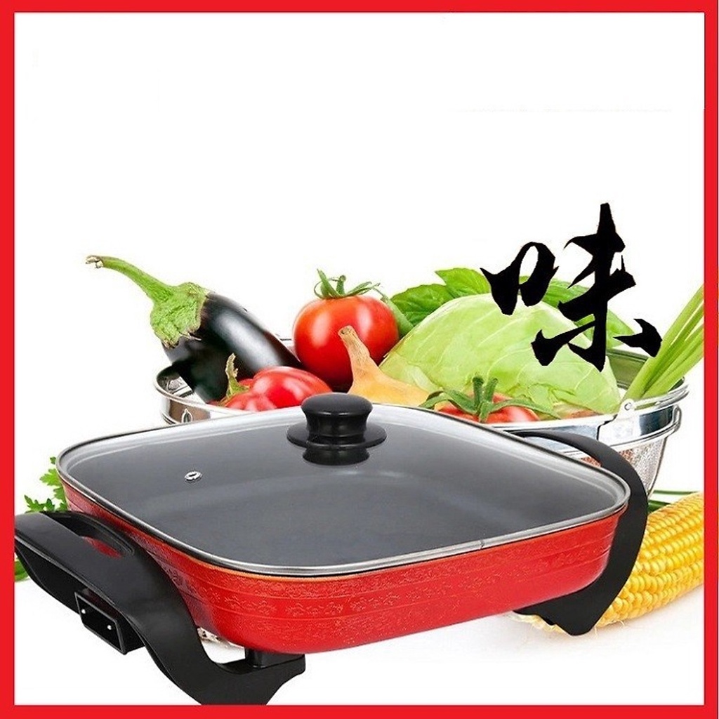 Chảo Nướng Lẩu Đa Chức Năng Tiện Dụng Hàng Chất Lượng Bảo Hành 12 Tháng