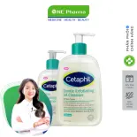 Gel Rửa Mặt Cetaphil Gentle Exfoliating SA Cleanser Làm Sạch Dầu Nhờn, Ngăn Mụn Cho Da Dầu Nhạy Cảm - 236ml/473ml