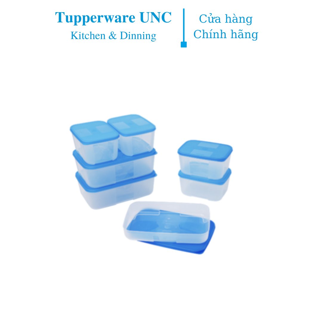Bộ hộp Trữ Đông Tupperware Freezermate Fit Set 7 Hộp