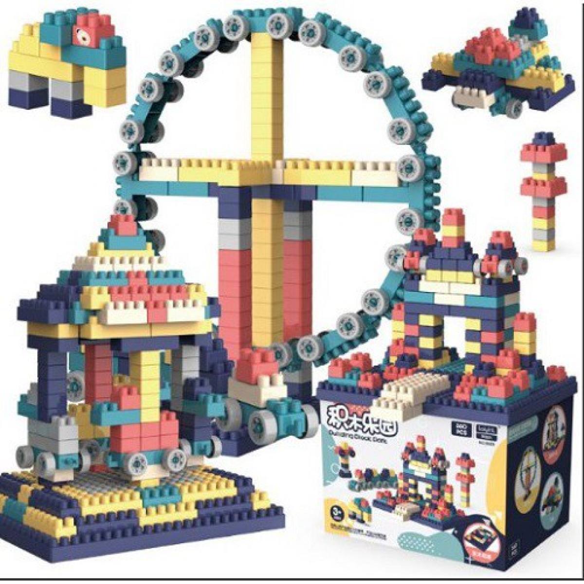 Bộ đồ chơi lego xếp hình 520 chi tiết cho bé