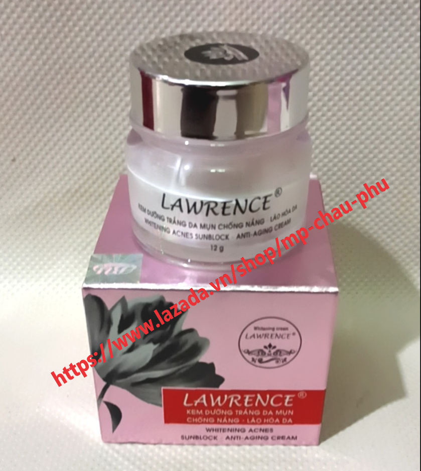 Lawrence kem dưỡng trắng da chống nắng , mụn , lão hóa da 12g