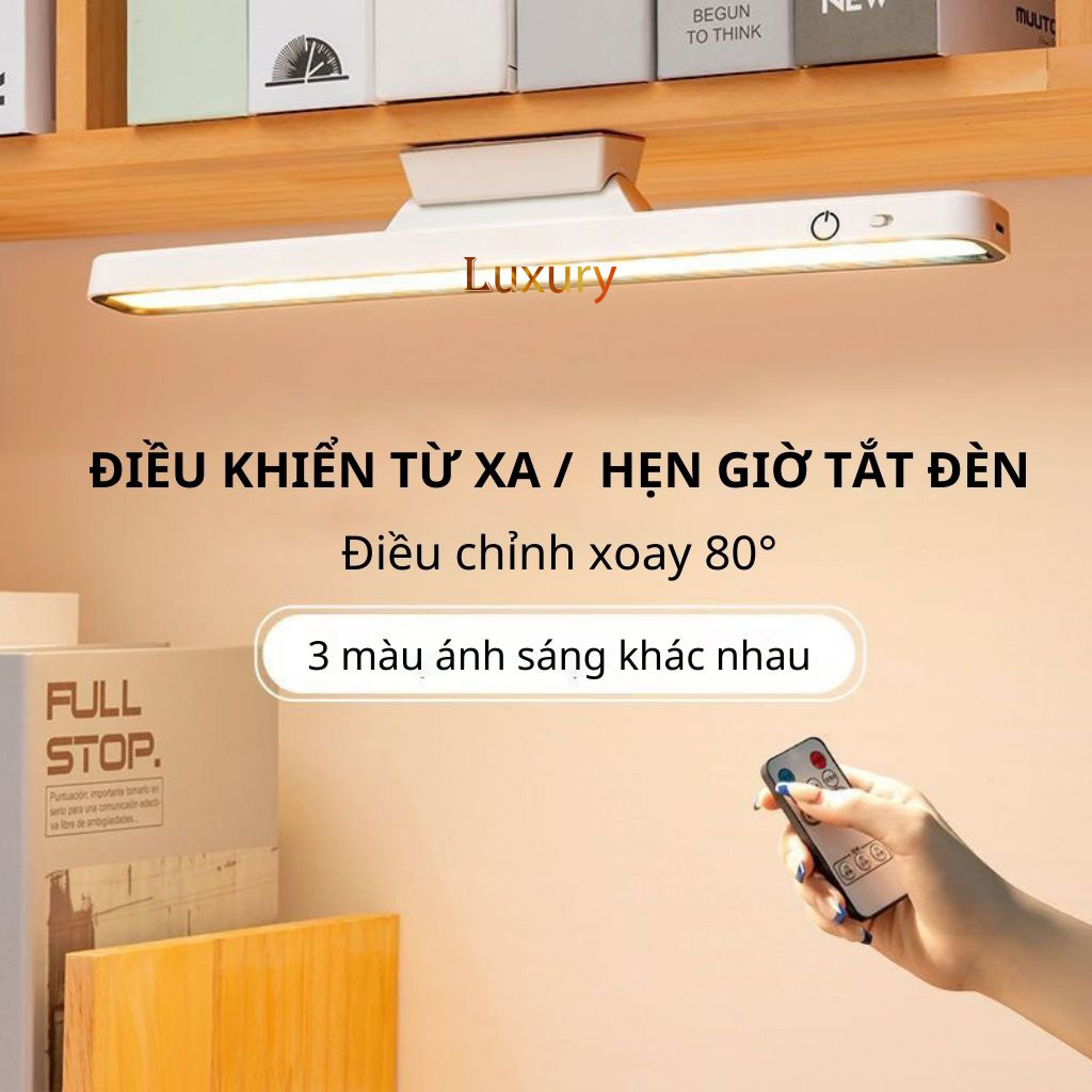 Đèn LED cảm ứng thông minh , đèn 3 chế độ sáng chống cận thị, đèn gắn phòng ngủ