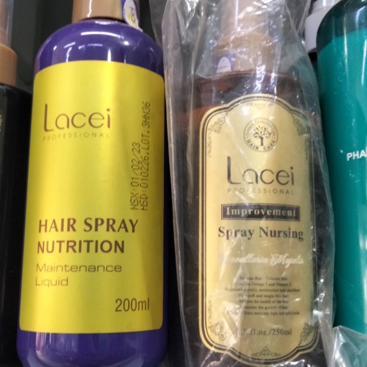 Xịt dưỡng tóc lacei thơm lâu giữ nếp tóc
