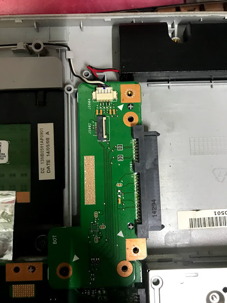 Board nối ổ cứng hdd laptop asus tp550 tp550ld