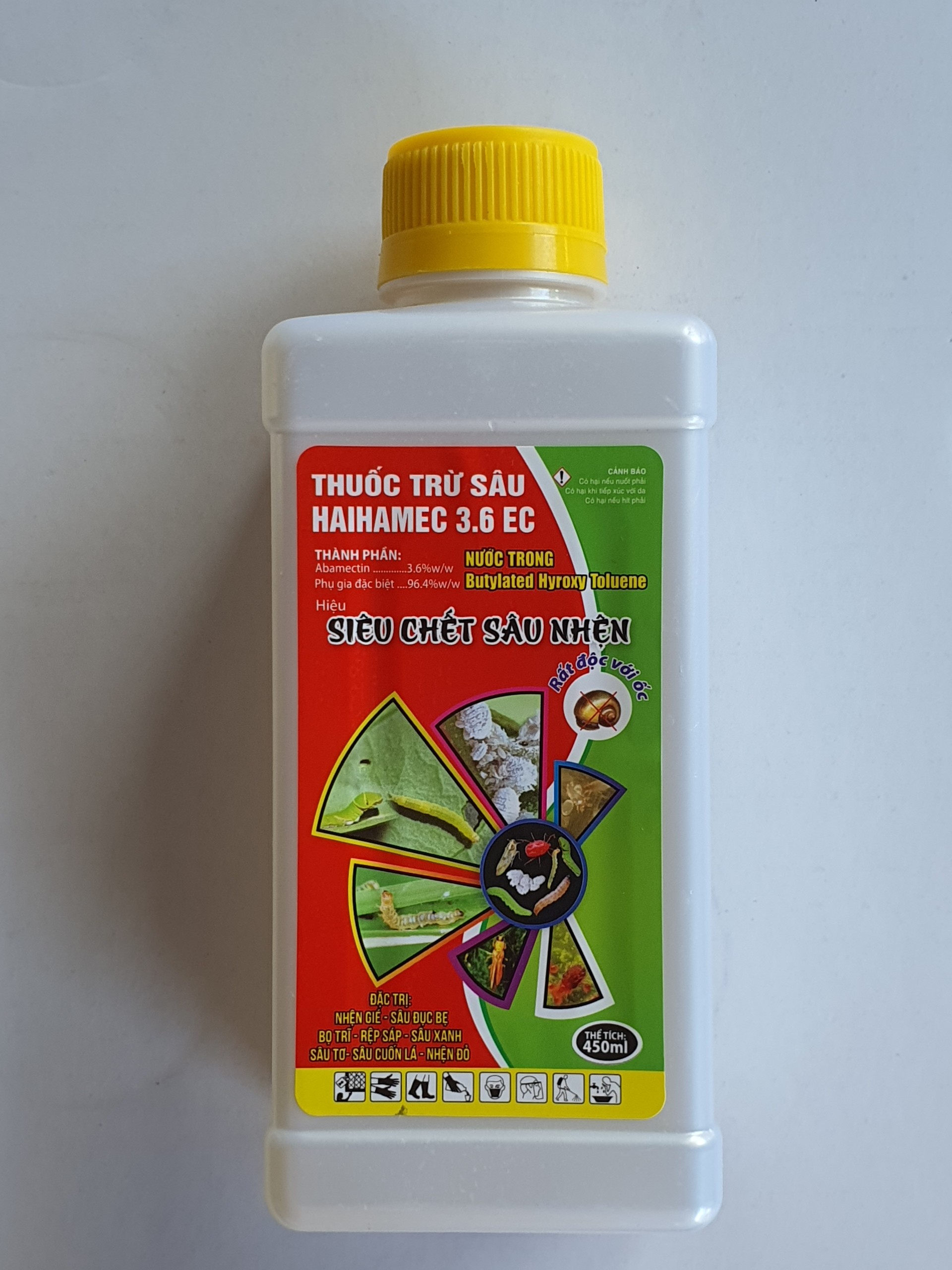 Thuốc trừ sâu 3,6 NƯỚC TRONG - Chai 450ml