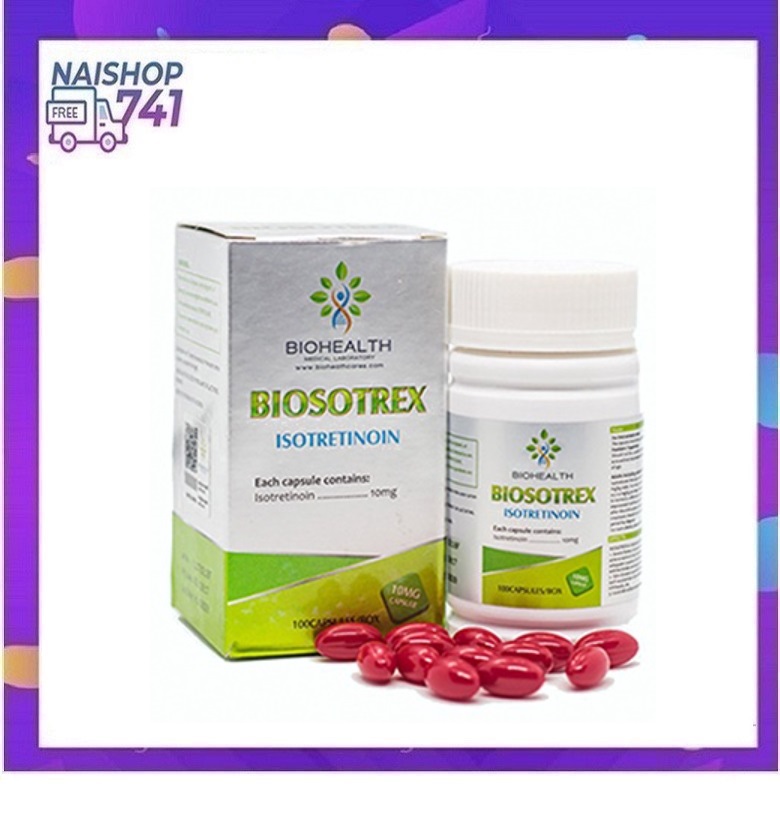 Viên uống ngừa mụn Biosotrex của Mỹ siêu hiệu quả