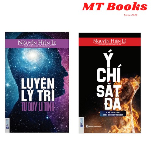Sách - combo luyện lý trí + ý chí sắt đá