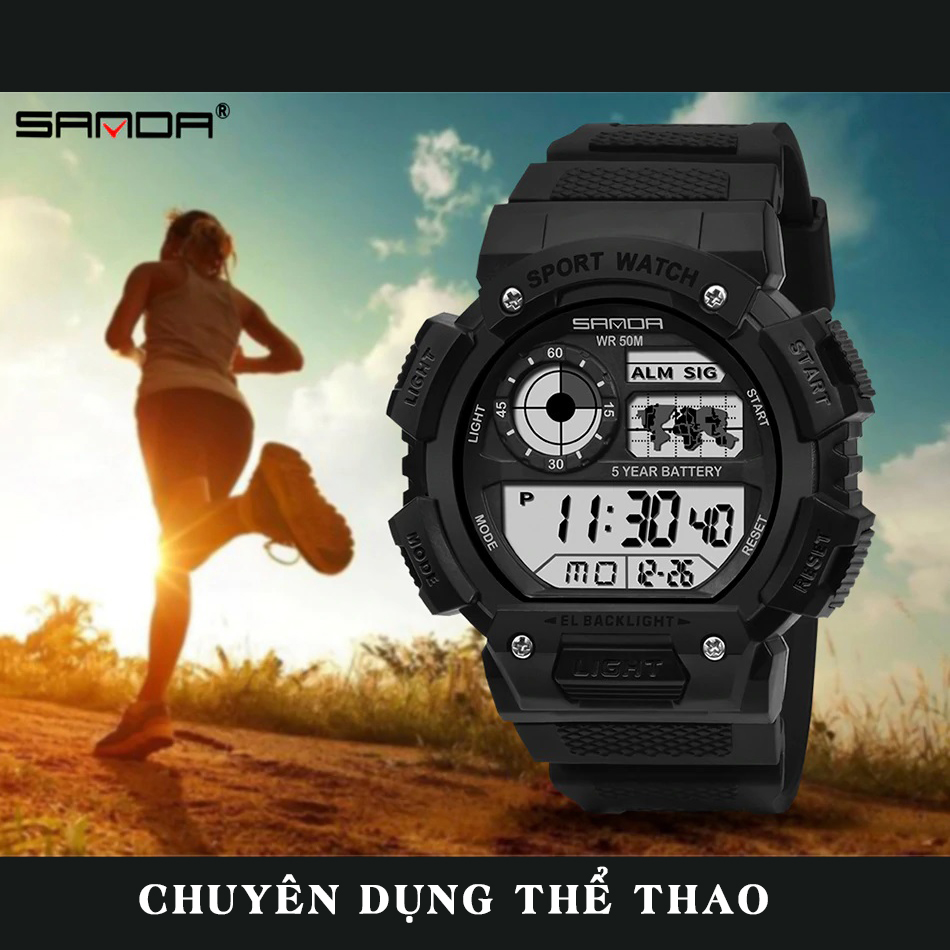 Đồng hồ Nam SANDA JAPAN Chống Nước Siêu Bền, Thương Hiệu Cao Cấp từ Nhật Bản 10