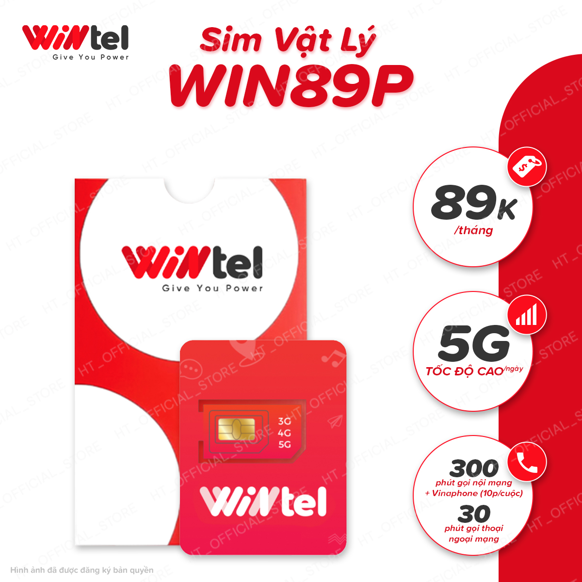 Unactivated Sim-sim 4G Wintel win89p-SIM data Unlimited