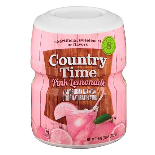 Bột chanh hồng pha nước Country time