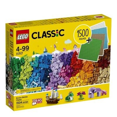 Đồ chơi lego classic bricks bricks plates 11717 - 1504pcs