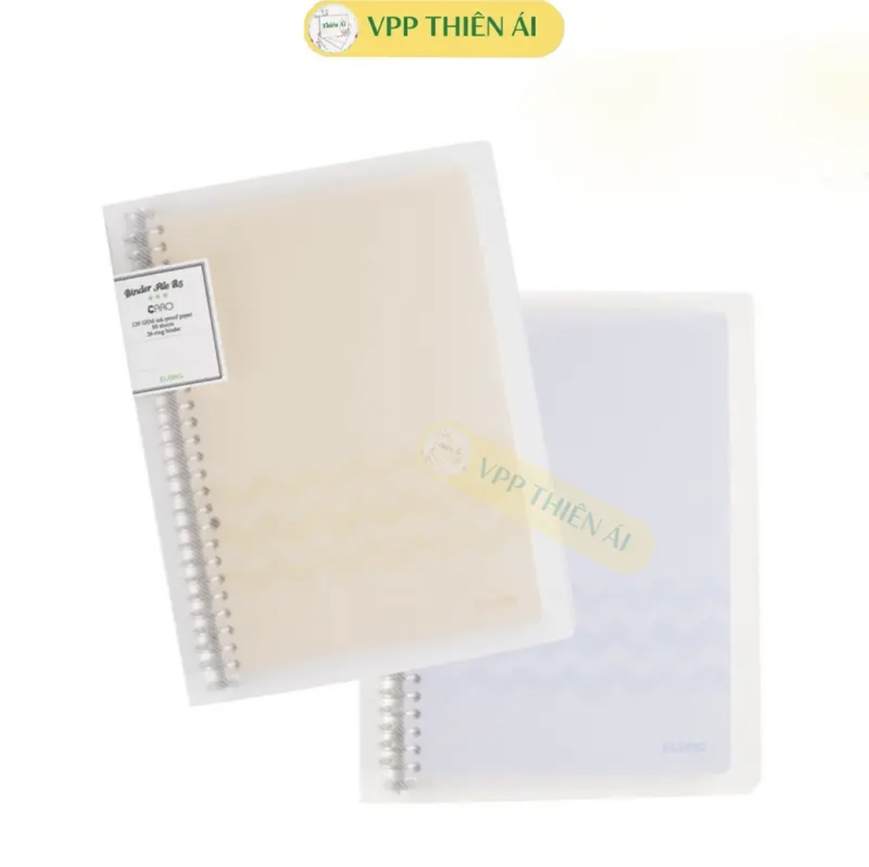 Klong - sổ còng sắt 26 chấu caro b5 80 tờ 120/76 ms 550/549/546/548 - vpp thiên ái