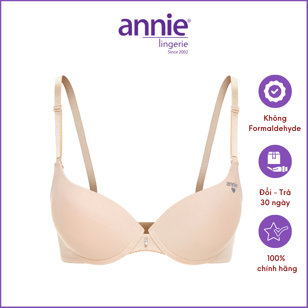 Áo ngực cup trơn tạo dáng mút dày annie bra 8030 ôm nâng bầu ngực, tạo khe ngực gợi cảm, quyến rũ, sang trọng, năng động