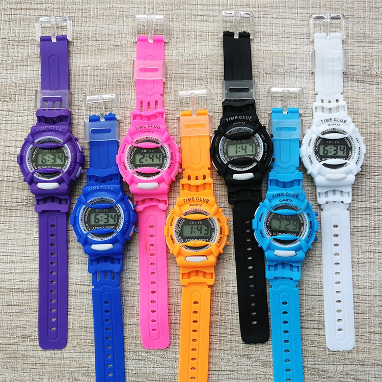 Đồng hồ điện tử trẻ em nam nữ Time Clue TC01 dây cao su cực đẹp - mixline