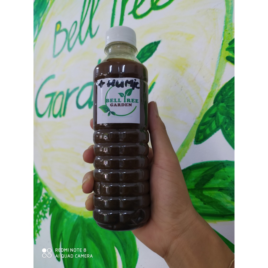 Phân đỗ tương humic, đỗ tương thủy phân + humic-chai gần 350ml, kích rễ mạnh, mập thân, dày lá, cải tạo đất trồng.