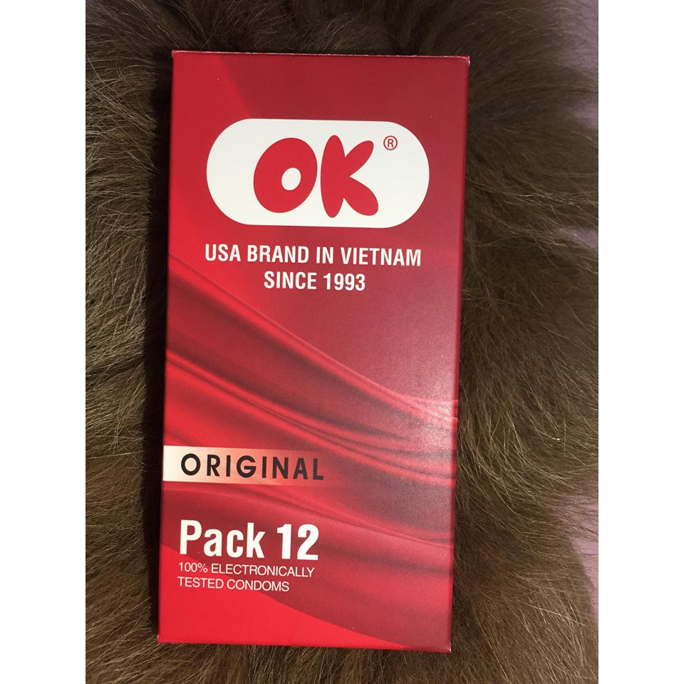 Hộp bao cao su Ok 12 cái - hàng Việt Nam chất lượng cao, sản phẩm cam kết đúng như mô tả, chất lượng đảm bảo, an toàn sức khỏe người dùng