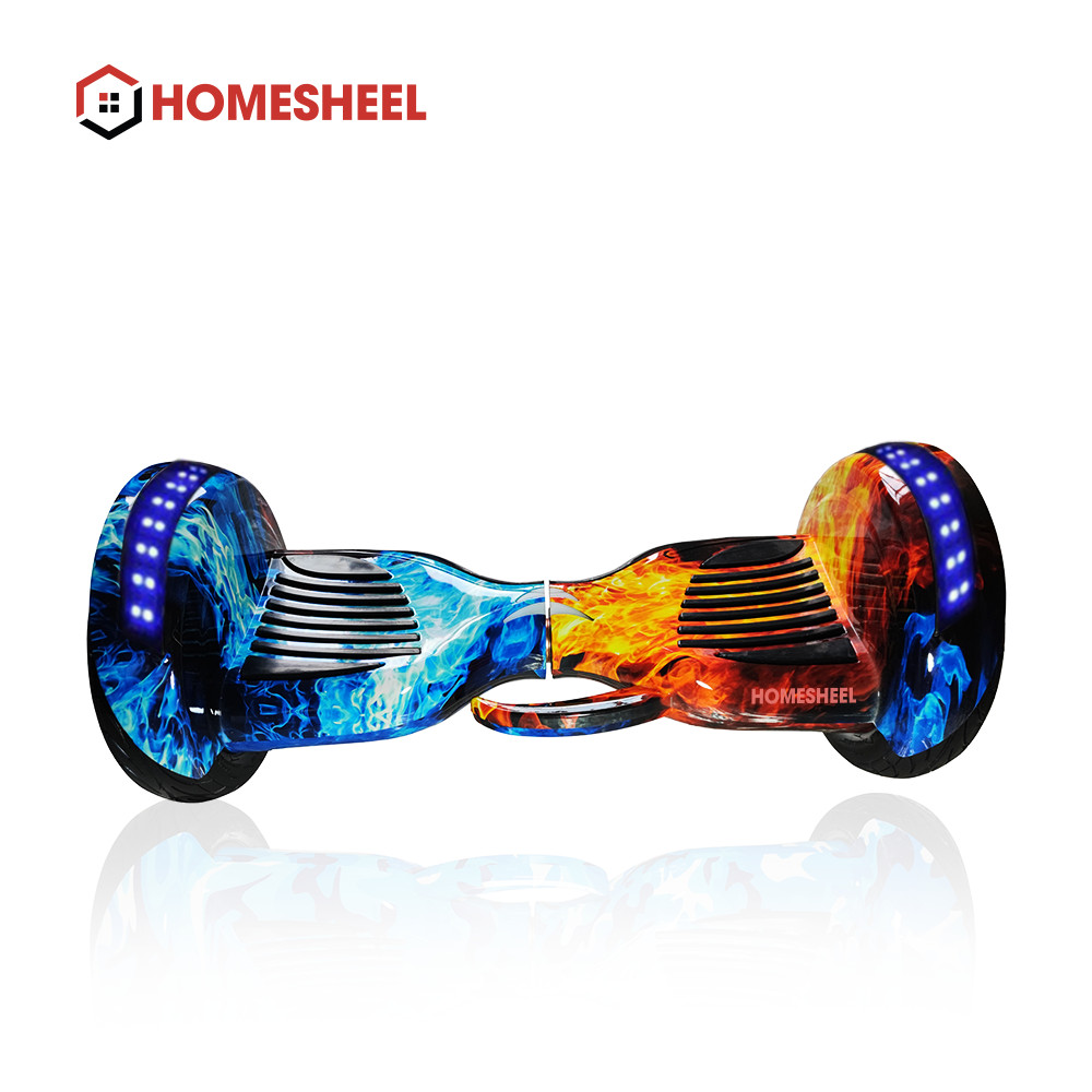 Xe điện cân bằng Homesheel S10 Plus 2 bánh, nghe nhạc có kết nối bluetooth, lốp bánh hơi 10 inch chắc khỏe, đèn led cao cấp - Hàng chính hãng - Bảo hành 24 tháng