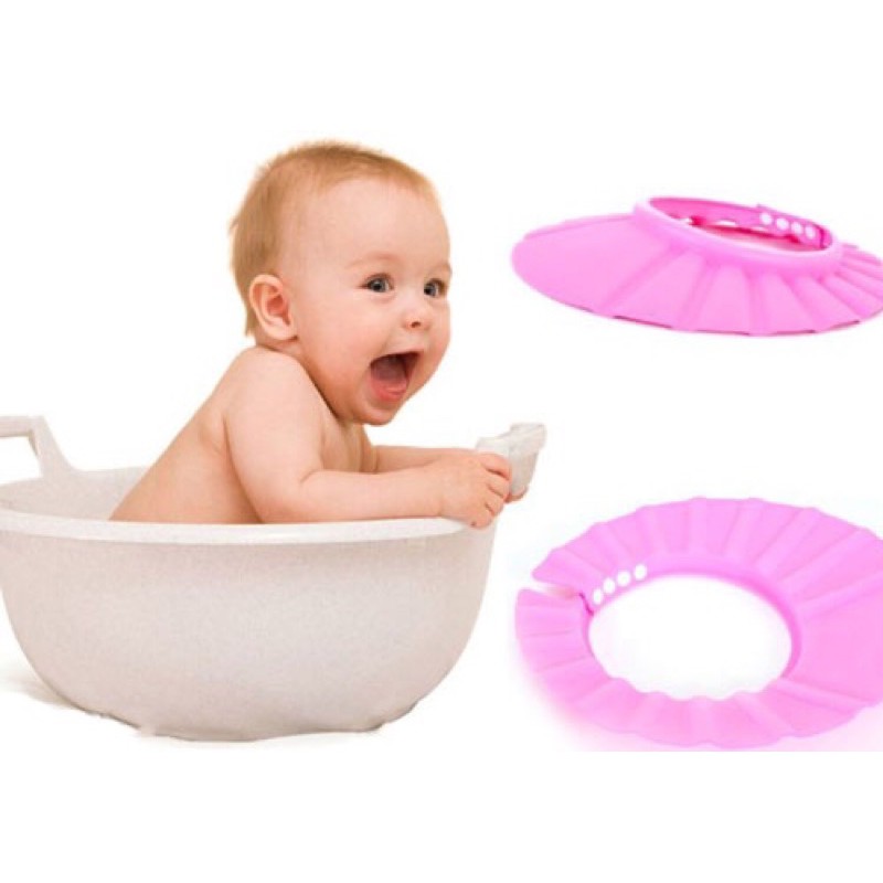[HCM]NÓN CHẮN NƯỚC GỘI ĐẦU CÓ VÀNH TAI CHO BÉ - MŨ GỌI ĐẦU CHẮN NƯỚC CÓ VÀNH CHE TAI CHO BÉ