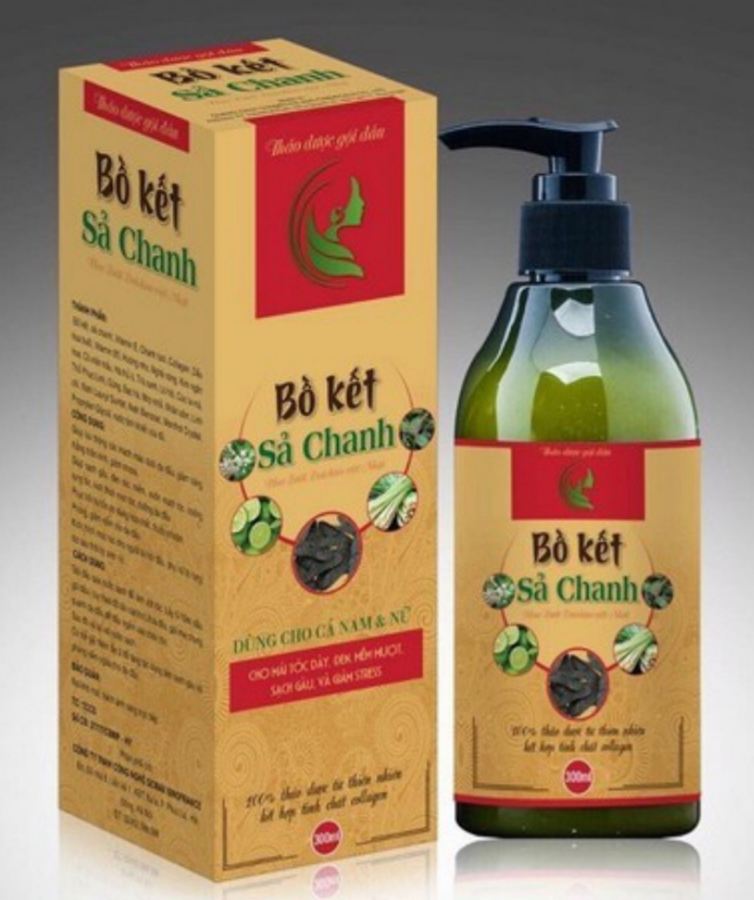 [HCM]DẦU GỘI BỒ KẾT SẢ CHANH HOA BƯỞI CAO CẤP -CHÍNH HÃNG- kích thích mọc tóc- DẦU GỌI TRỊ GÀU