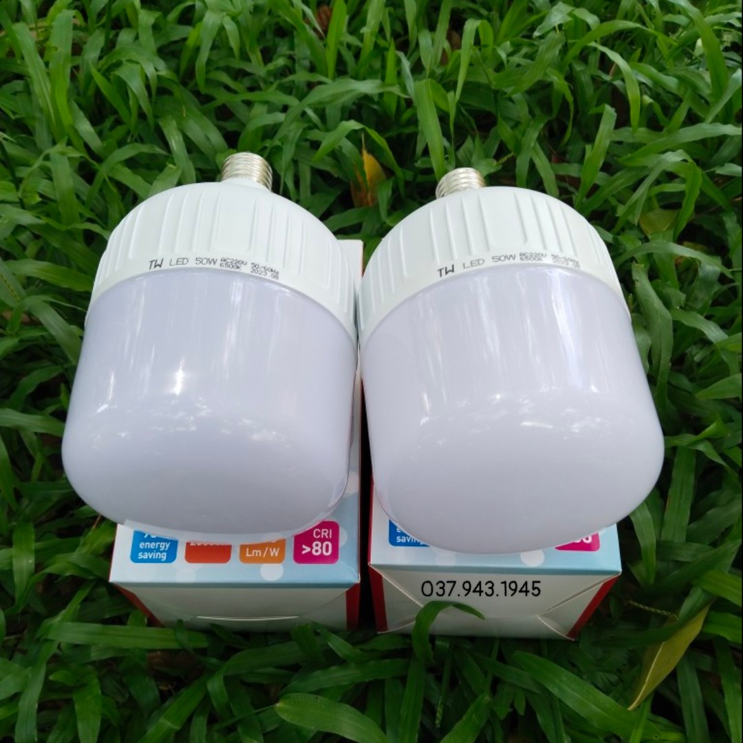 Bộ 2 bóng đèn led 50W - Siêu sáng - tiết kiệm điện