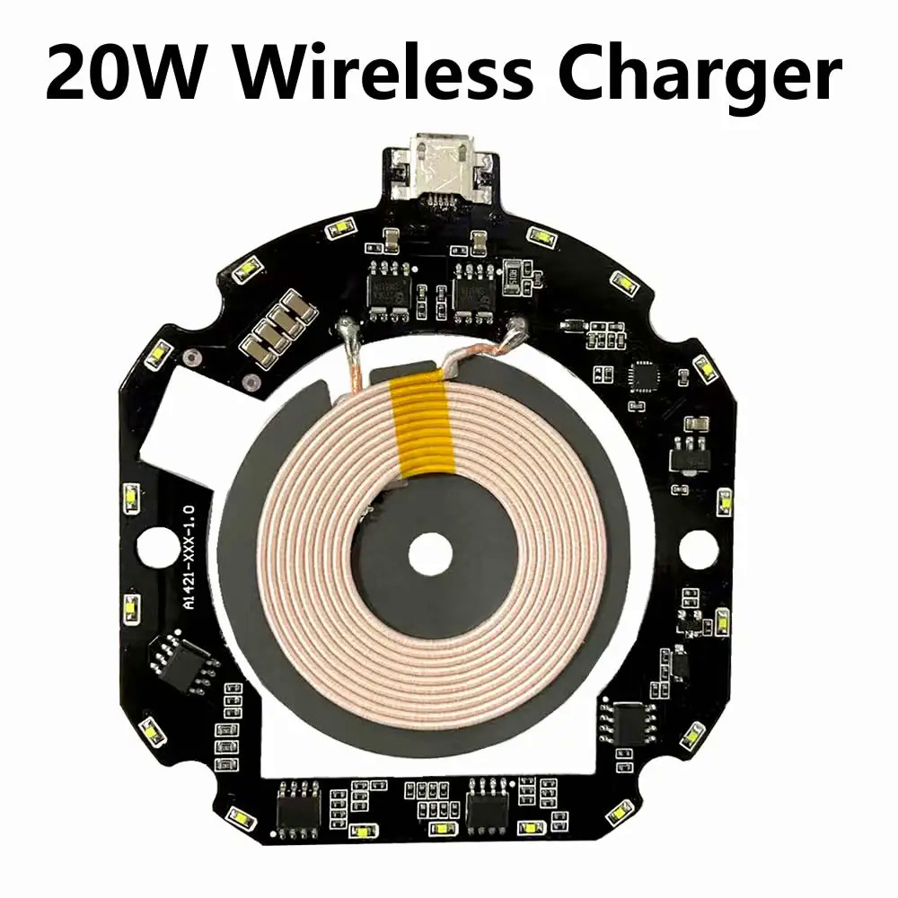 20W Qi không dây sạc bảng mạch pcba cho  13  không dây sạc DIY cho  P30 Pro
