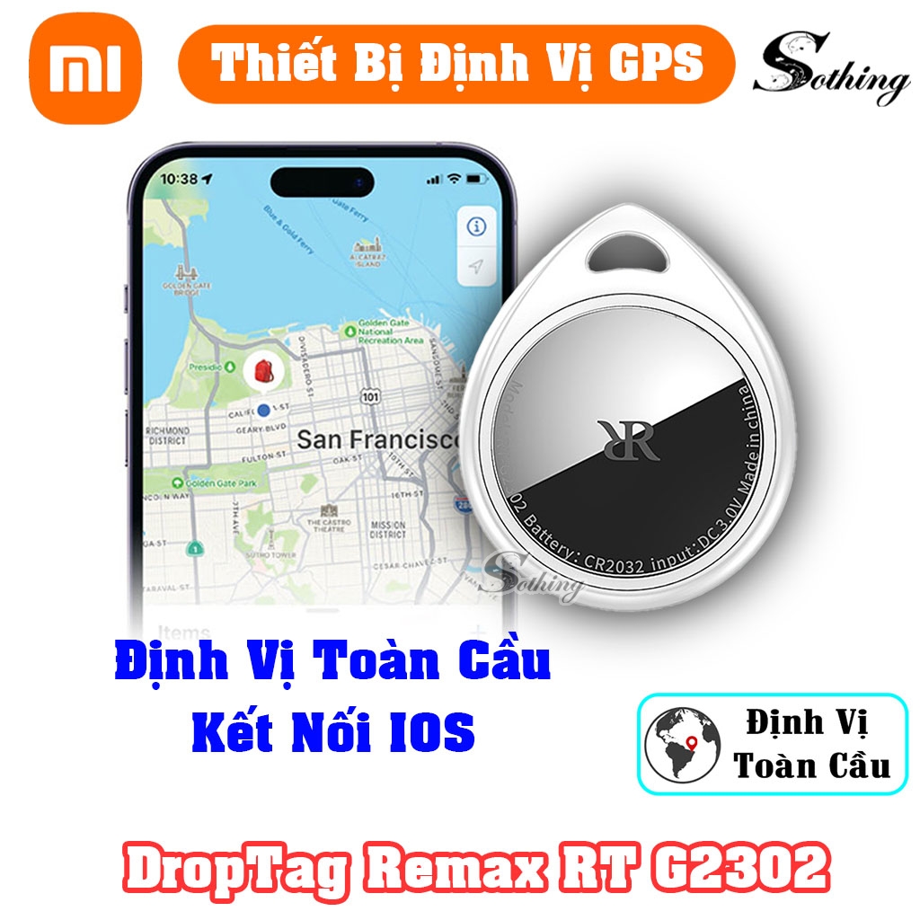 Thiết bị định vị gps droptag remax rt g2302 sothing xiangwu không cần lắp sim - định vị gps theo dõi xe máy , bộ định vị gps xe máy