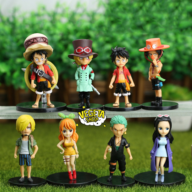 Mô hình One Piece Stampede - 8 nhân vật tự chọn Luffy Zoro Nami Robin Sanji Ace Sabo trong Anime - Băng hải tặc mũ rơm - Cao 8,5cm - Mô hình One Piece WCF