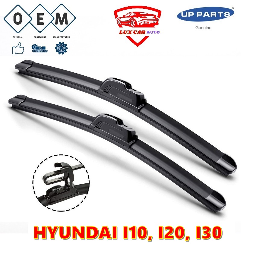 Cần gạt mưa ô tô HYUNDAI I10, I20, I30 không xương Silicone hãng BOSCH
