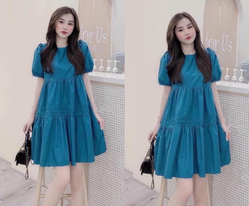 Váy bầu chất lụa Hàn siêu mát siêu mềm ☘️thiết kế sang chảnh