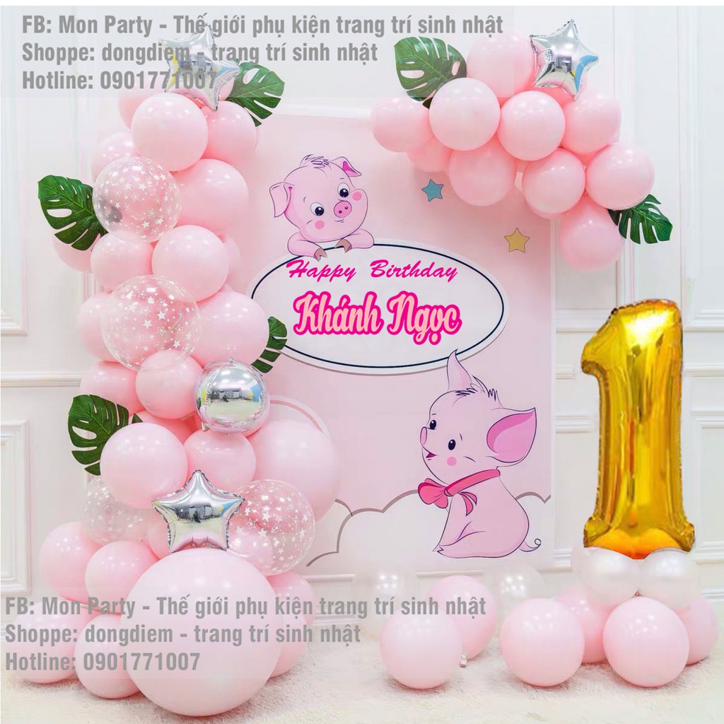 Bạn đang muốn tìm kiếm những chiếc bóng trang trí sinh nhật màu hồng pastel dễ thương để làm nổi bật bữa tiệc sinh nhật của bé? Hãy đến với chúng tôi và lựa chọn từ hàng trăm loại bóng trang trí phù hợp với sở thích và tuổi của bé, giúp tiệc sinh nhật thêm sống động và đáng nhớ.