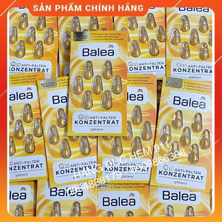 Tinh chất dưỡng da Balea 7 viên nang