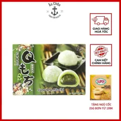 Bánh Đài Loan mochi Trà Xanh Matcha Nhân Kem Royal Family 210g 6 bánh có Video SP- ăn vặt
