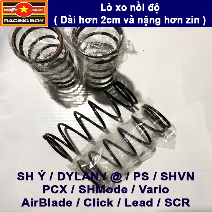 Lò xo trụ độ cho SH Ý, SHVN, SHMode, Dylan, PS, PCX, Vario, AirBlade, Click, Lead, SCR