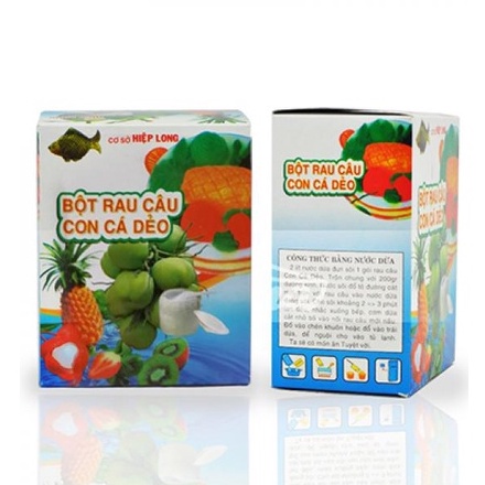 Bột thạch rau câu con cá dẻo Hiệp Long