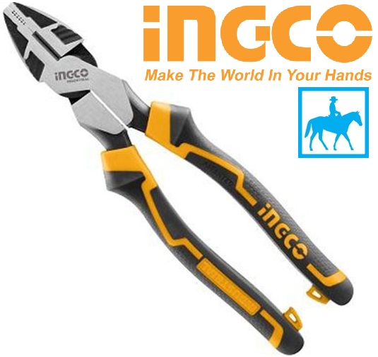 Kìm kềm răng điện 9.5inch 240mm crv ingco total hhcp28240