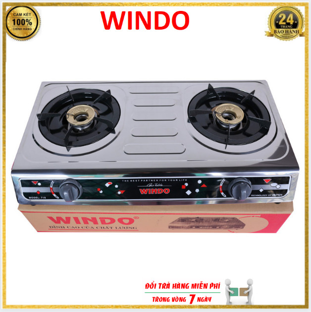 Bếp gas đôi windo 718đv