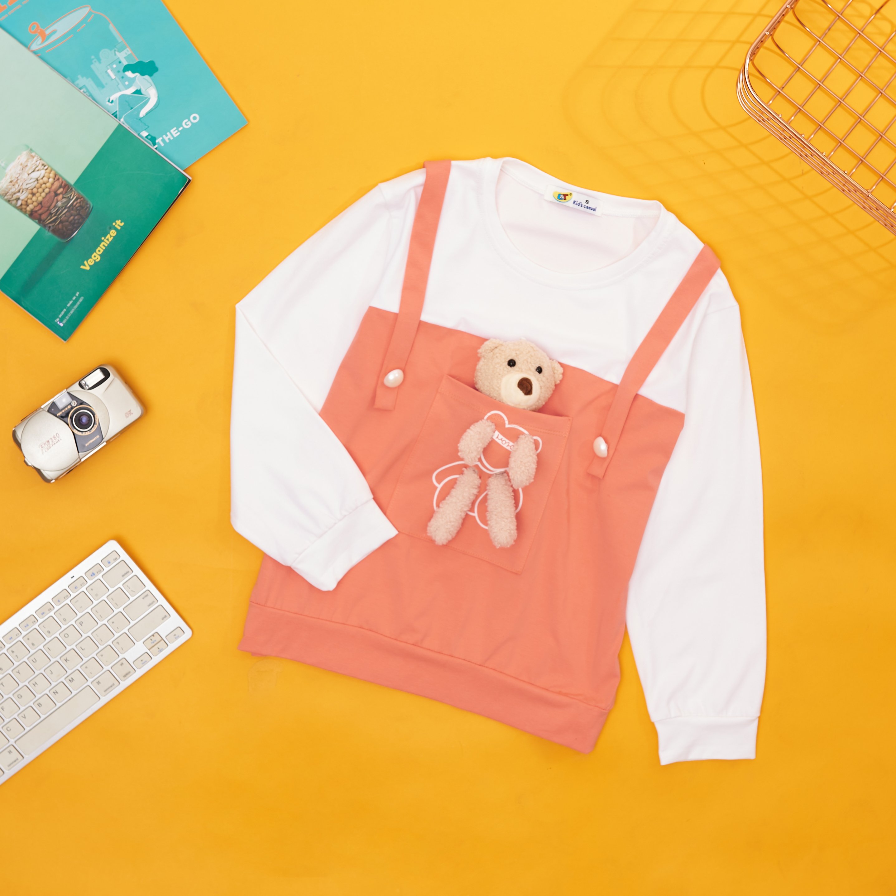 15kg - 45kg_Áo hoddie gấu túi cho bé gái siêu xinh đến từ Rubykid_ Siêu phẩm cho ngày thu đông tuyệt đẹp