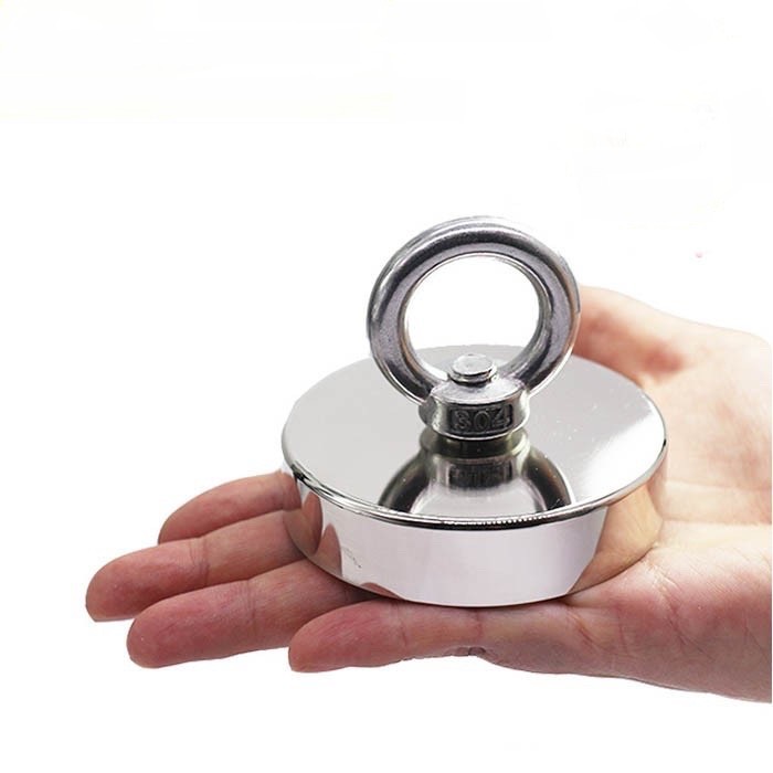 Nam châm cứu hộ đa năng chuyên vớt đồ rơi dưới sông siêu từ tính D60x15mm