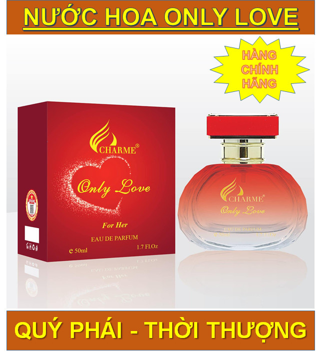 Nước Hoa Only Love 50ml Nữ Chính Hãng - hương thơm quyến rũ và thời thượng.