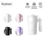 Redchef Cốc Cà Phê 500ml Lót Gốm Kèm Ống Hút Bình Giữ Nhiệt Nóng Và Lạnh