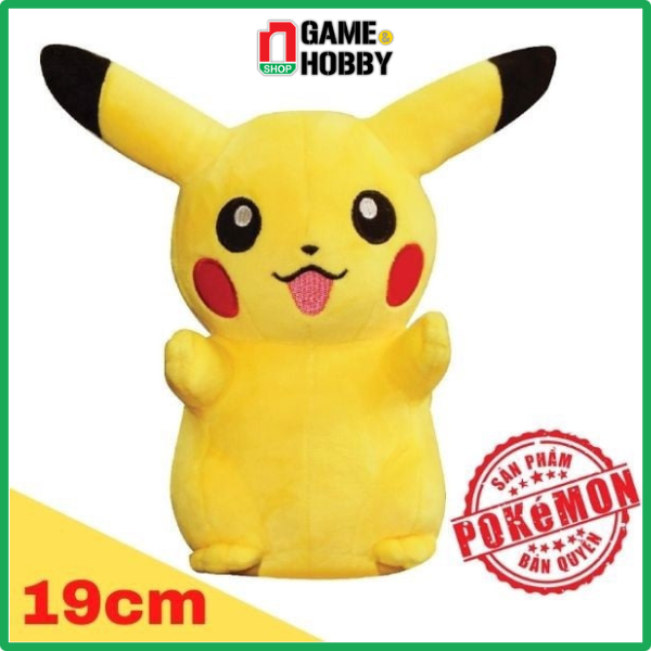 Thú bông Pokemon Pikachu 19cm