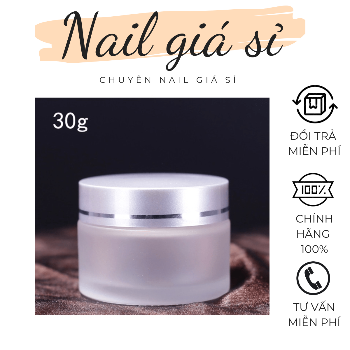 Hũ đựng lưu huỳnh - cốc đựng lưu huỳnh