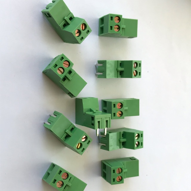 Set 10 đầu nối 2 chân rút cong(domino)