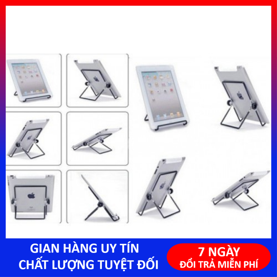 Giá Đỡ iPad Bằng Inox Xoay 180 Độ - Loại Lớn Dành Cho Điện Thoại/ iPad Siêu Bền