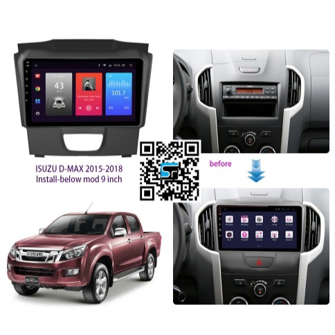 Mặt dưỡng cho xe isuzu d-mux dmux / d-max dmax 2015-2019 jack theo xe