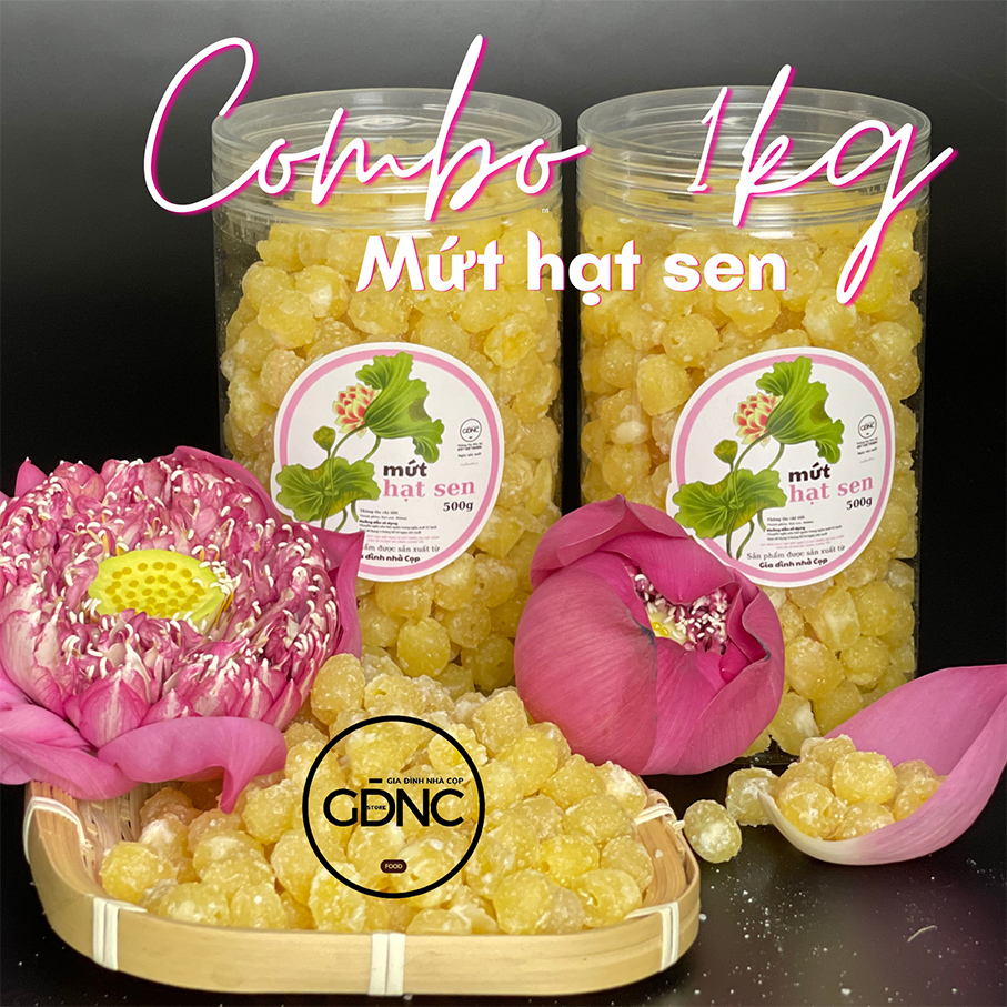 Combo 1kg mứt hạt sen 1kg  - gia đình nhà cọp store