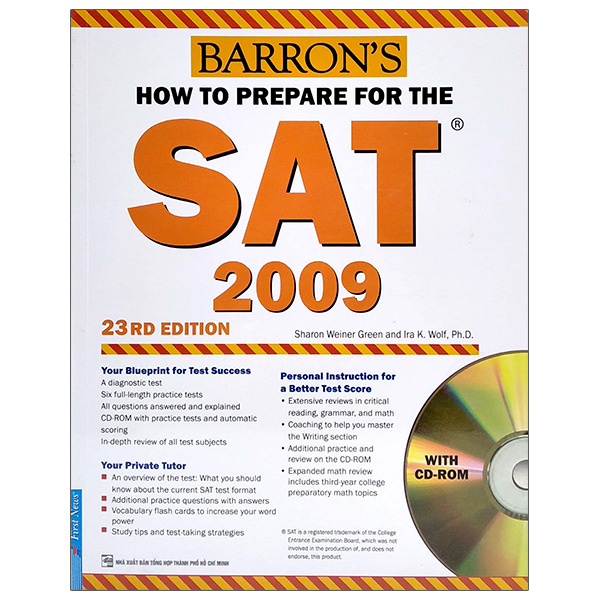 Fahasa - How To Prepare For The SAT 2009 - 23RD Edition (Kèm CD)